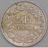Швейцария 1/2 франка 1950 КМ23 XF арт. 28217