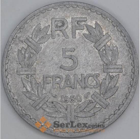 Франция 5 франков 1950 КМ888 VF арт. 56232