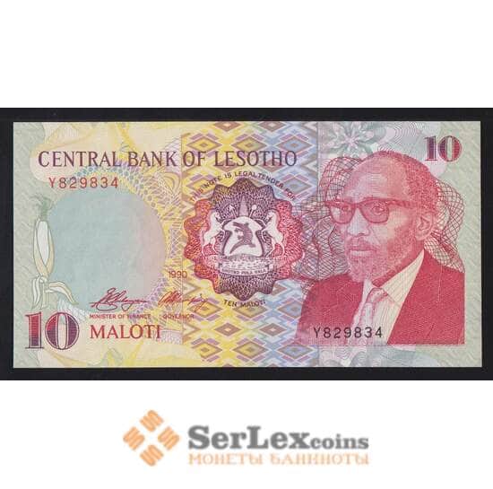Лесото 10 малоти 1989 Р11а UNC арт. 55789