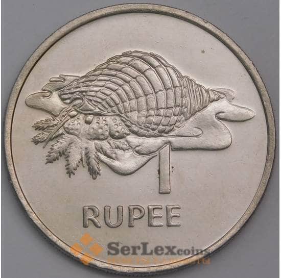 Сейшельские острова монета 1 рупия 1977 КМ35 AU  арт. 42143