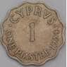 Кипр монета 1 пиастр 1934 КМ21 VF- арт. 6720