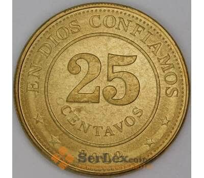 Никарагуа 25 сентаво 2002 КМ99 UNC арт. 54142