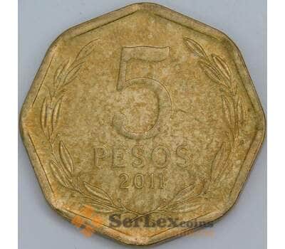 Чили 5 песо 2011 КМ232 aUNC  арт. 57750