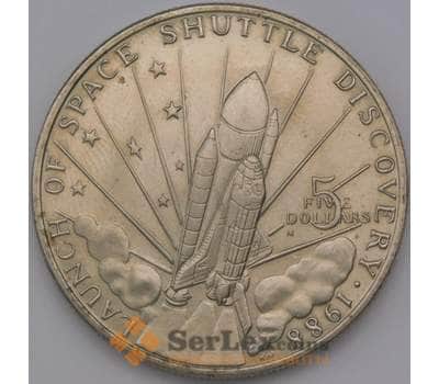 Монета Маршалловы острова 5 долларов 1988 КМ6 М Шатл Дискавери арт. 36795