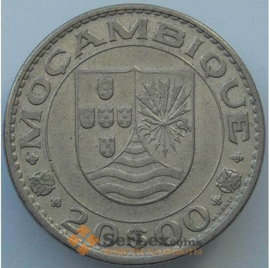 Мозамбик 20 эскудо 1971 КМ87 XF (J05.19) арт. 16960