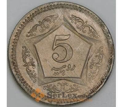 Пакистан 5 рупий 2002 КМ65 AU арт. 55129