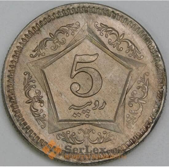 Пакистан 5 рупий 2002 КМ65 AU арт. 55129