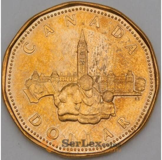 Канада 1 доллар 1992 КМ218 AU арт. 21975