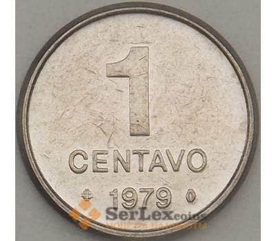 Монета Бразилия 1 сентаво 1979 КМ589 AU Соя (J05.19) арт. 18228
