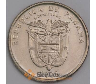 Панама монета 1/4 бальбоа 2008 КМ6 UNC арт. 41290