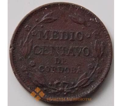 Монета Никарагуа 1/2 сентаво 1916 КМ10 VF арт. 7172