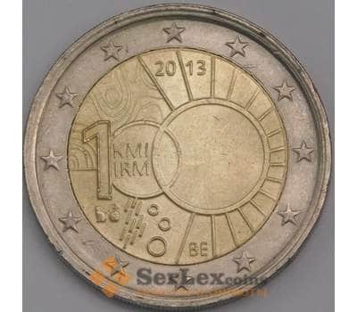 Монета Бельгия 2 евро 2013 Метеорологический институт aUNC (НВВ) арт. 13375