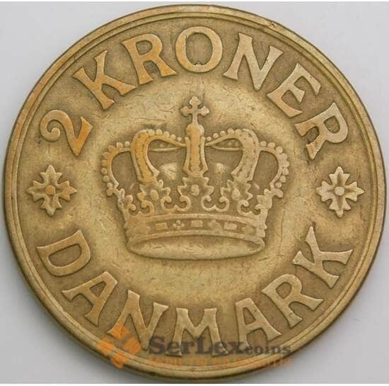 Дания монета 2 кроны 1940 КМ825 VF арт. 49523
