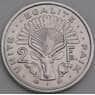 Джибути монета 2 франка 1996 КМ21 UNC арт. 49044