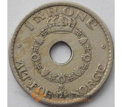 Монета Норвегия 1 крона 1950 КМ385 XF (J05.19) арт. 15571