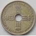 Монета Норвегия 1 крона 1950 КМ385 XF (J05.19) арт. 15571