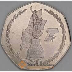 Мэн остров 50 пенсов 2004 КМ1293 UNC Мотогонки ТТ арт. 52115