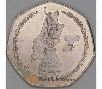 Мэн остров 50 пенсов 2004 КМ1293 UNC Мотогонки ТТ арт. 52115