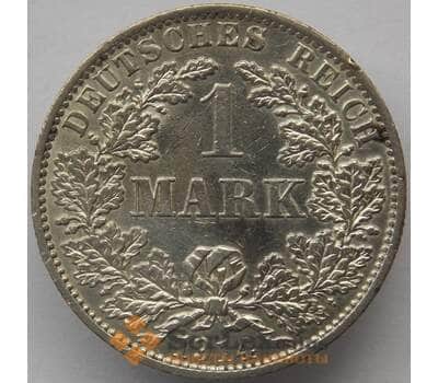Монета Германия 1 марка 1914 А КМ14 aUNC Серебро (J05.19) арт. 14777