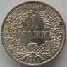 Германия 1 марка 1914 А КМ14 aUNC Серебро (J05.19) арт. 14777
