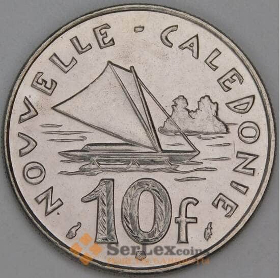 Новая Каледония 10 франков 1990 КМ11 UNC арт. 54829