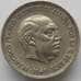 Монета Испания 5 песет 1949 КМ778 XF Франко (J05.19) арт. 15218