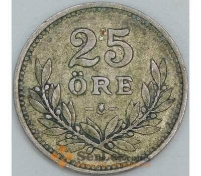 Швеция монета 25 эре 1919 КМ785 VF арт. 48949