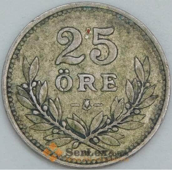 Швеция 25 эре 1919 КМ785 VF арт. 48949