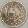 Гватемала 1/4 реала 1896 КМ162 VF Серебро (n17.19) арт. 21161