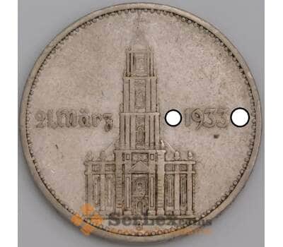 Германия монета 2 марки 1934 G КМ81 VF Кирха Подписная арт. 47652