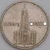 Германия монета 2 марки 1934 G КМ81 VF Кирха Подписная арт. 47652