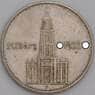 Германия монета 2 марки 1934 G КМ81 VF Кирха Подписная арт. 47652