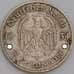 Германия монета 2 марки 1934 G КМ81 VF Кирха Подписная арт. 47652