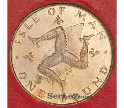 Мэн 1 фунт 1980 АА ТТ КМ44 BU бокс арт. 56044