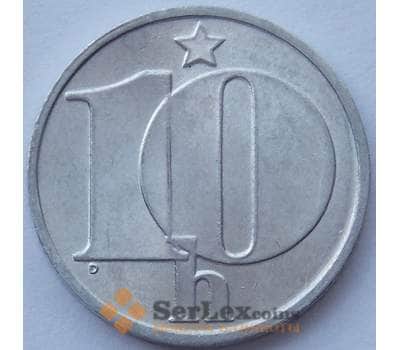 Монета Чехословакия 10 геллеров 1976 КМ80 UNC (J05.19) арт. 15513