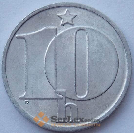 Чехословакия 10 геллеров 1976 КМ80 UNC (J05.19) арт. 15513
