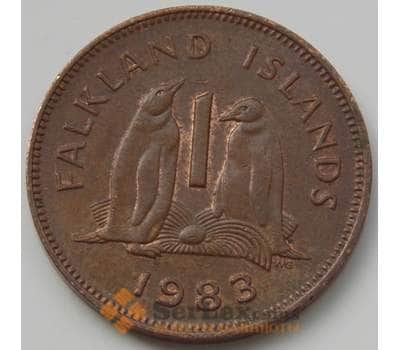 Монета Фолклендские острова 1 пенни 1974-1992 КМ2 VF арт. 6705