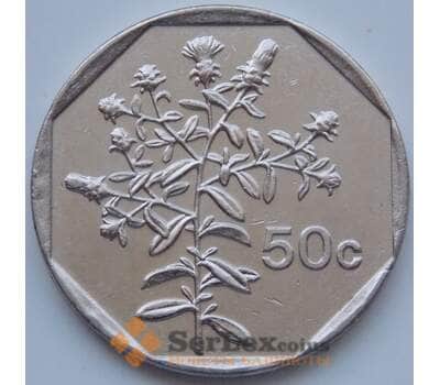Монета Мальта 50 центов 1992 КМ98 aUNC арт. 6623