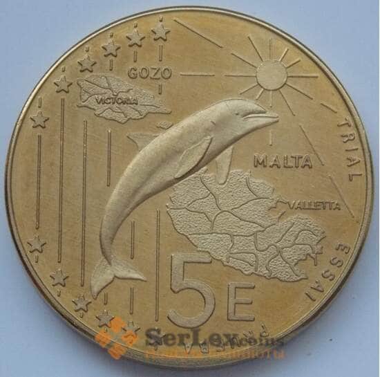 Мальта жетон 5 евро 2004  арт. 6627