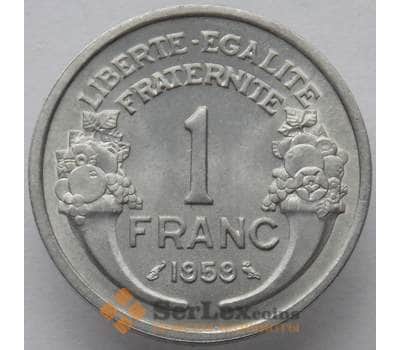 Монета Франция 1 франк 1959 КМ885а UNC (J05.19) арт. 15478