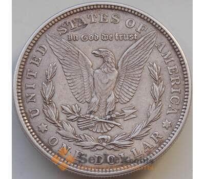 Монета США 1 доллар 1921 КМ110 D XF Морган Серебро арт. 14236
