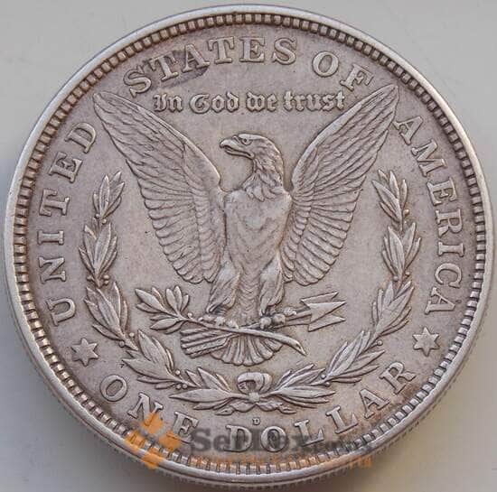 США 1 доллар 1921 КМ110 D XF Морган Серебро арт. 14236