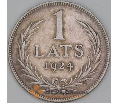 Латвия 1 лат 1924 КМ7 XF арт. 53726