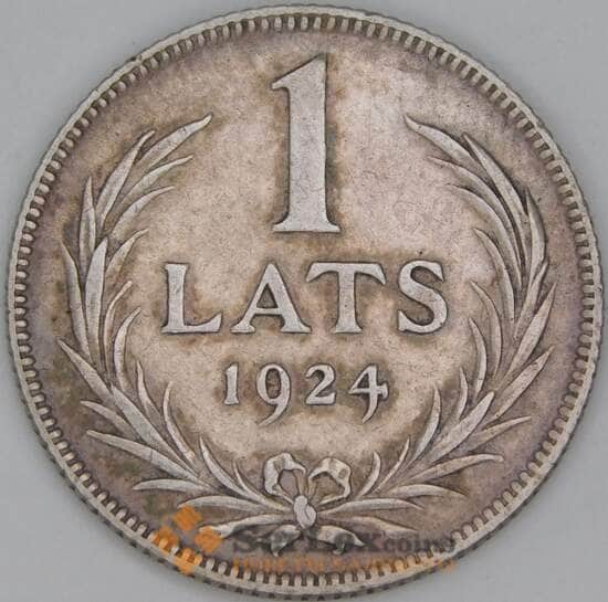 Латвия 1 лат 1924 КМ7 XF арт. 53726