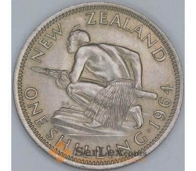 Новая Зеландия 1 шиллинг 1964 КМ27.2 UNC арт. 56510