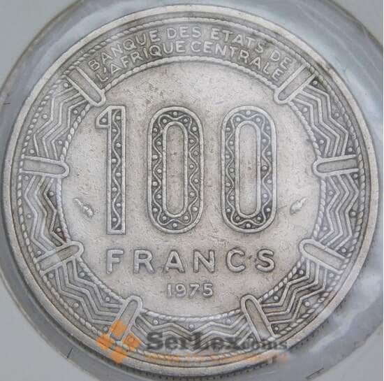 Республика Конго 100 франков 1975 КМ2 F арт. 55344