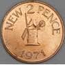 Гернси 2 пенса 1971 КМ22 BU наборная арт. 54882