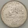 США 25 центов 2002 P КМ334 XF Индиана арт. 18911