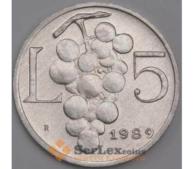 Сан-Марино монета 5 лир 1989 КМ234 UNC Шестнадцать веков истории арт. 42883
