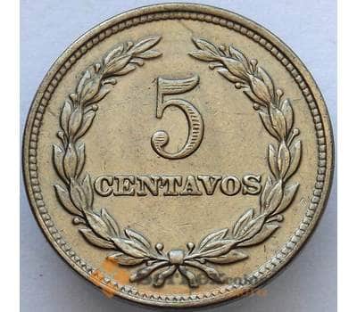 Монета Сальвадор 5 сентаво 1972 КМ134 AU (J05.19) арт. 16850
